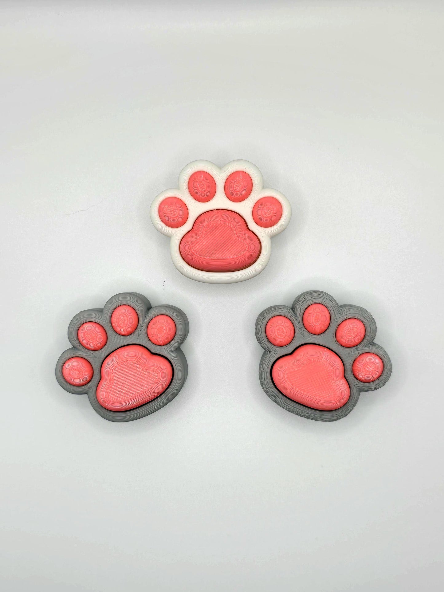 Super cute cat paw fidget clicky / fidget toy /stress toy