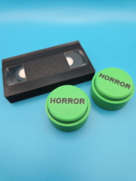 Horror fidget clicky / VHS Horror clicky / fidget toy /stress toy
