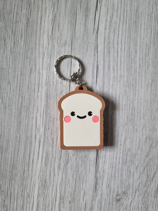 Cute Bread Keyring / keychain / bread keyring / cute keyring