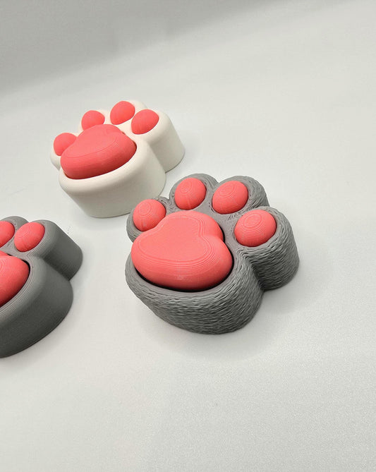 Super cute cat paw fidget clicky / fidget toy /stress toy