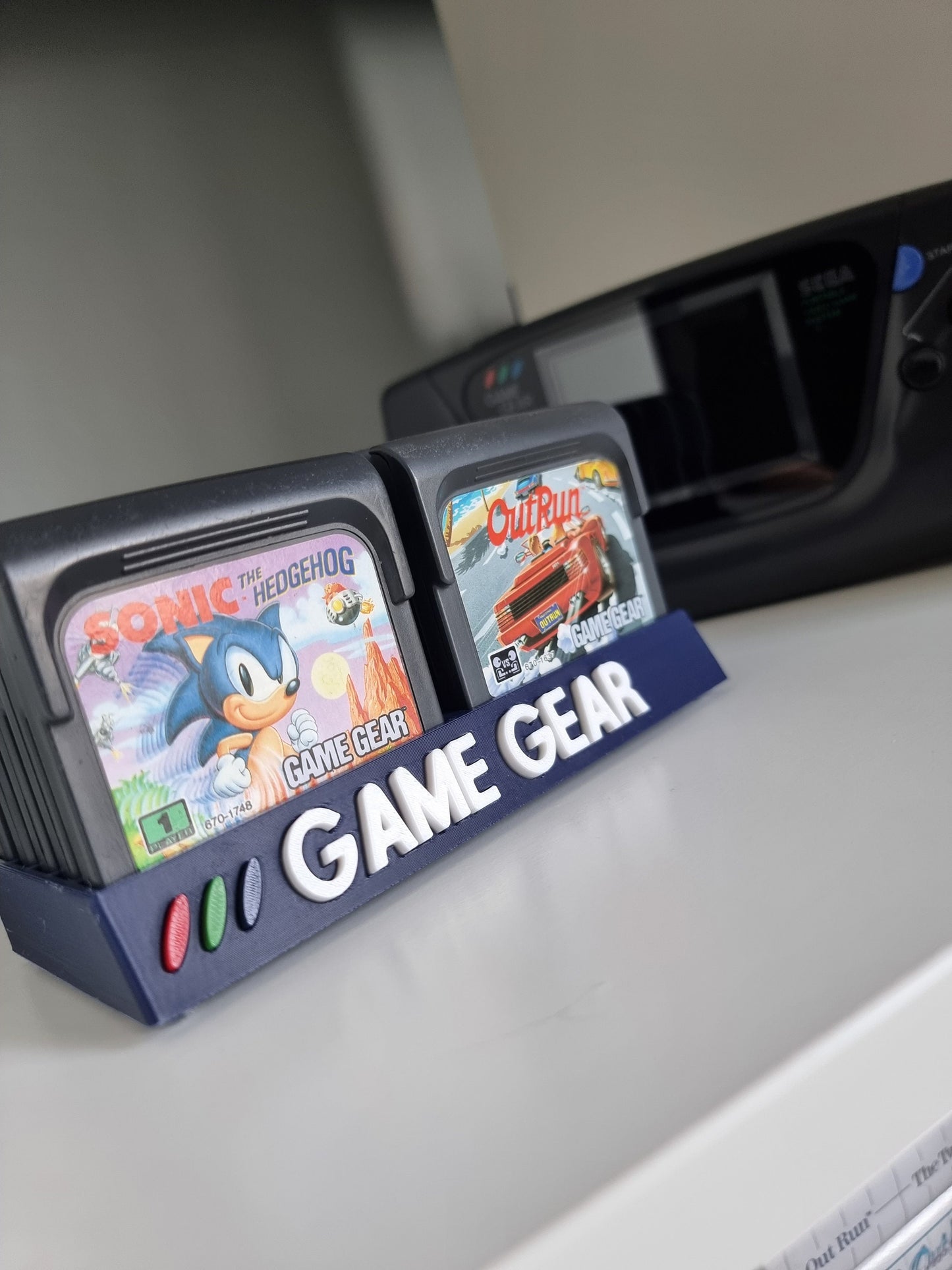 Sega Game Gear cartridge holder / cartridge stand